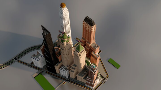 我的世界高楼建筑教程（我的世界现代高楼图解）插图7