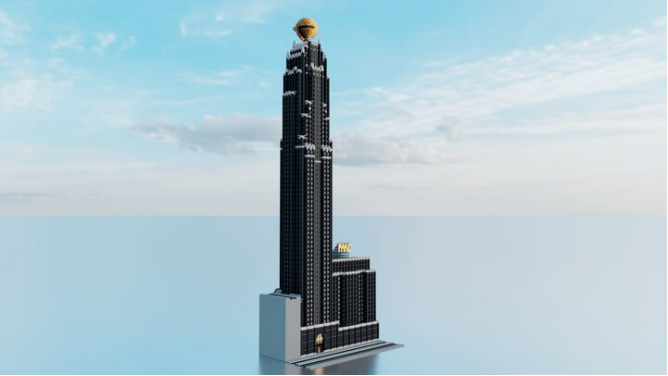 我的世界高楼建筑教程（我的世界现代高楼图解）插图2